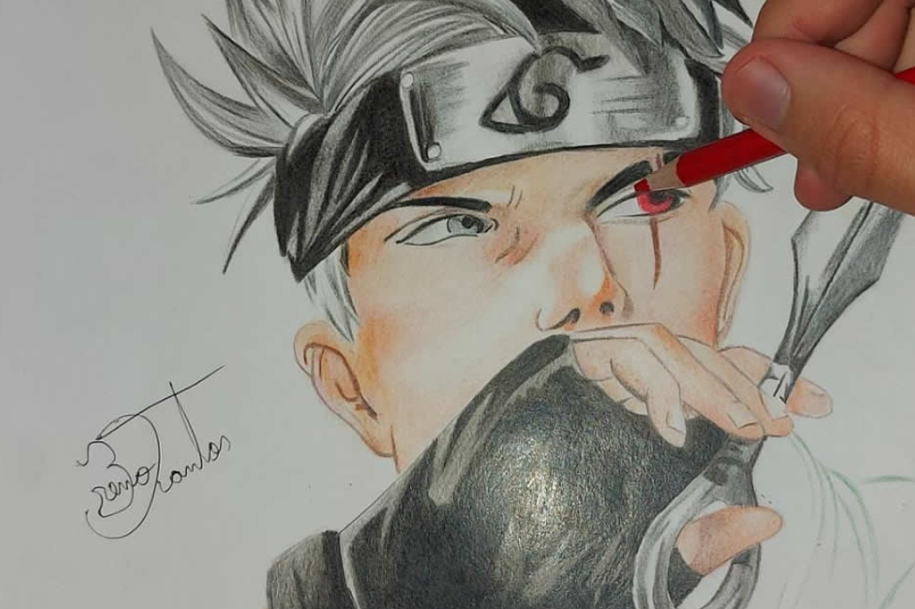 NARUTO COMO DESENHAR E PINTAR METODO REALISTA, By Aprender Desenhar