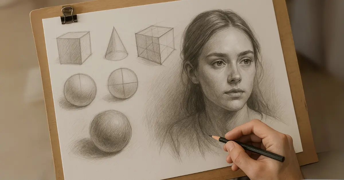 Jovens reunidos desenhando juntos em mesa ampla com cadernos e materiais artísticos variados. Jovens desenhando em grupo durante oficina de arte em Guarulhos